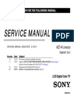 Sony kdl-40nx800,-52nx800, 60nx800 Chassis Az1-H