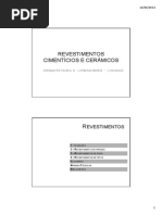 Microsoft Powerpoint - Revestimentos Cimentícios e Cerâmicos