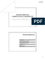 Microsoft Powerpoint - Revestimentos Cimentícios e Cerâmicos