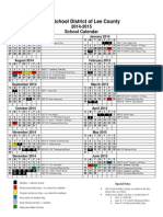 2014-15 Instructional Calendar