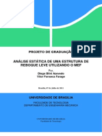 Análise Estática de Uma Estrutura de Reboque Leve Utilizando o MEF