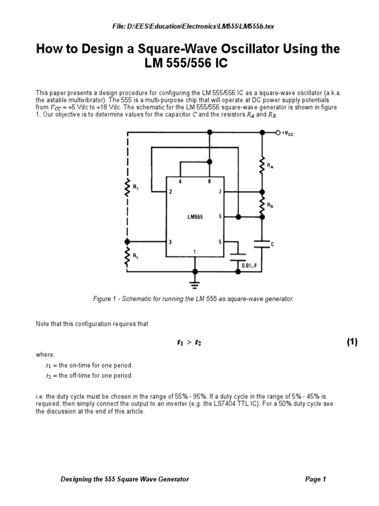 Lm555 Application Notes | Lm556 Datasheet – LMXF