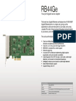 RB44Ge: Four Port Gigabit Server Adapter