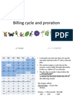 Billing Cycle and Proration