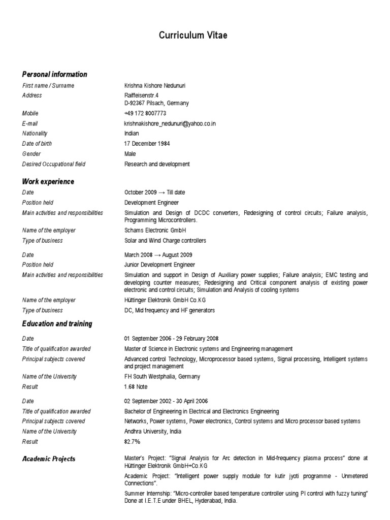 Best resume templates image