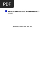 009 (1) .BC415 Communication Interfaces in ABAP