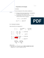 Air in Standard and Normal Condition