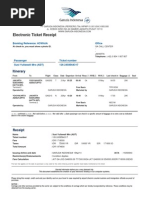 Your Electronic Ticket Receipt