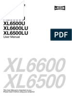 Xl6600u Lu Xl6500u Lu User Manual