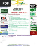 25th July,2014 Daily Exclusive ORYZA E-Newsletter by Riceplus Magazine