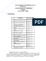 Evaluación Proceso - Resultados Generales (2 Eval 2007-08)