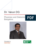 Dr. Varun D.G. - Physician and Diabetologist in Bangalore