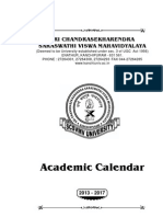 Academic Calendar 2013-17