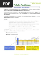 3.2 - Materiais - Tabela Periódica - Informação