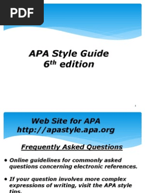 APA Style Guide