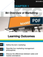 Chapter 1- An Overview of Marketing