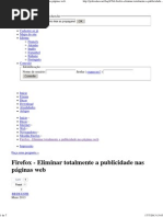 Firefox - Eliminar Totalmente a Publicidade Nas Páginas Web