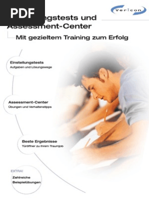 Vericon Einstellungstests Und Assessment Center Mit Gezieltem Training Zum Erfolg