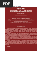 Proposal Pengadaan Alat Musi Rebana