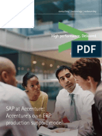 SAP at Accenture: Accenture's Own ERP Production Support Model