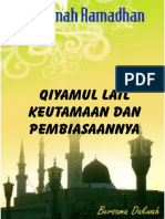 Cr11 Qiyamul Lail Keutamaan Dan Pembiasaannya