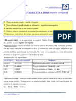 Simple Past Formation and Types (Regular and Irregular Verbs