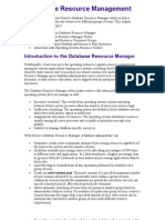 9 Database Resource Management