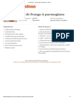 Tudo Gostoso - Filé de Frango À Parmegiana - Imprimir PDF