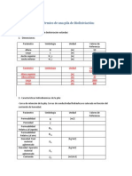 Parámetros_Comportamiento térmico de una pila de Biolixiviación + CBZ