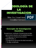 Metodologia de La Investigacion. Ucasal 1 PDF
