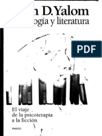 Psicología y Literatura Yalom, Irvin d Paidos