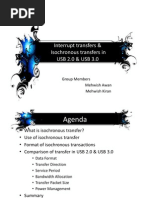 Isochronous and Interrupt Transfers in Usb3 and Usb2
