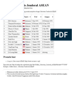Daftar Sekretaris Jenderal ASEAN - Wikipedia Bahasa Indonesia, Ensiklopedia Bebas