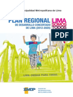 MML - Plan Regional de Desarrollo Concertado de Lima (2012-2025).