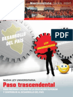 Boletín Nº 18 del Grupo Parlamentario Nacionalista Gana Perú