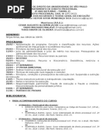 Calendário - turma 21