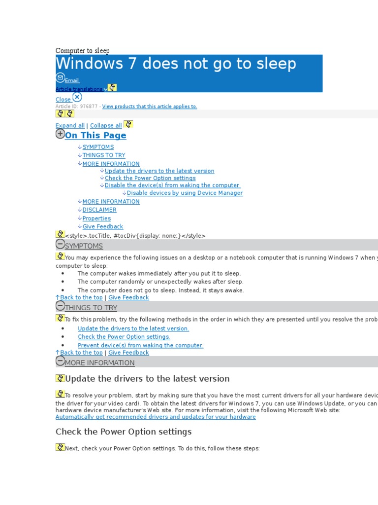 How to make your computer stay in sleep mode Computing Platforms