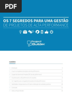 Os 7 Segredos Para Uma Gestao de Projetos de Alta Performance