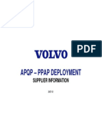 VOLVO APQP-PPAP Deployment Supplier Information 挋嫌挋