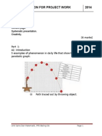 PARABOLIC GRAPHS: SOLUTIONS FOR PROJECT WORK 2014