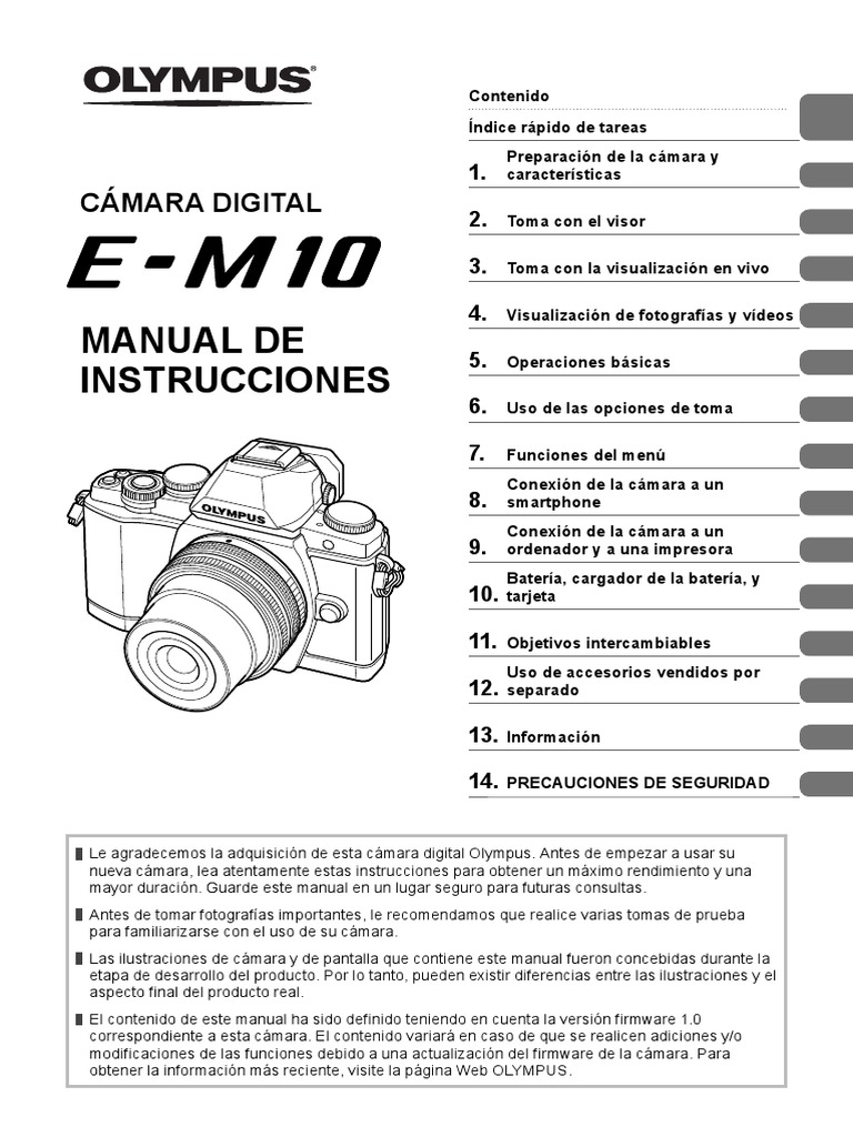 Olympus OMD EM10 Manual de Instrucciones (Español) Fotografía aérea