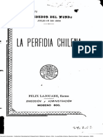 Alrededor Del Mundo. La Perfidia Chilena. (1900)