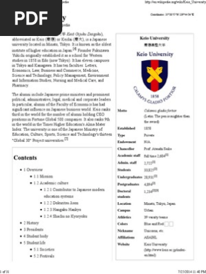 Keio University Wikipedia The Free Encyclopedia Academia Schools