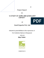 A Study of Gems and Jewellery Export