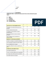 Job Satisfaction - Questionnaire