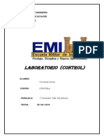 Laboratorio (Control) : Escuela Militar de Ingeniería Mcal. Antonio Jose de Sucre BOLIVIA