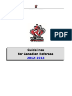 Referee guidelines