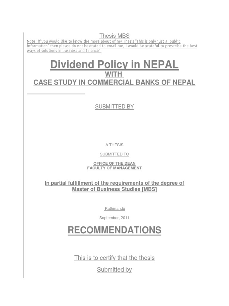 Mbs thesis on marketing image