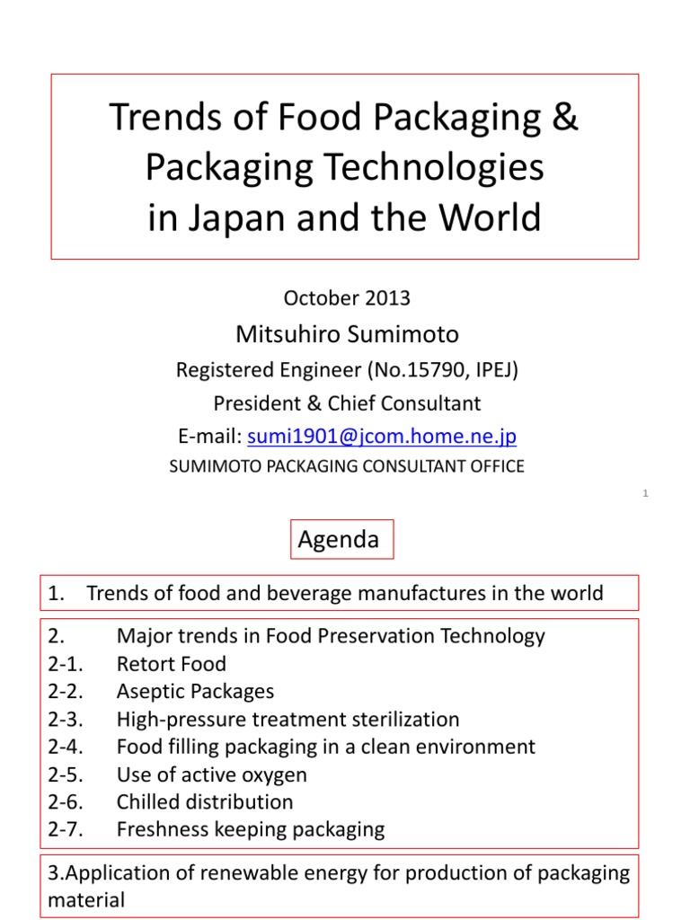 02 Trends of Food Packaging & Packaging Technologies in Japan and The ...