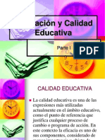 Evaluación y Calidad Educativa I